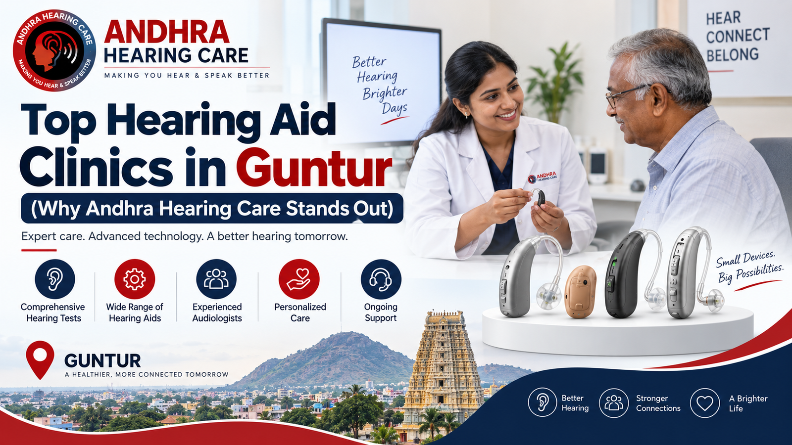 Top Hearing Aid Clinics in Guntur: Why Andhra Hearing Care Stands Out